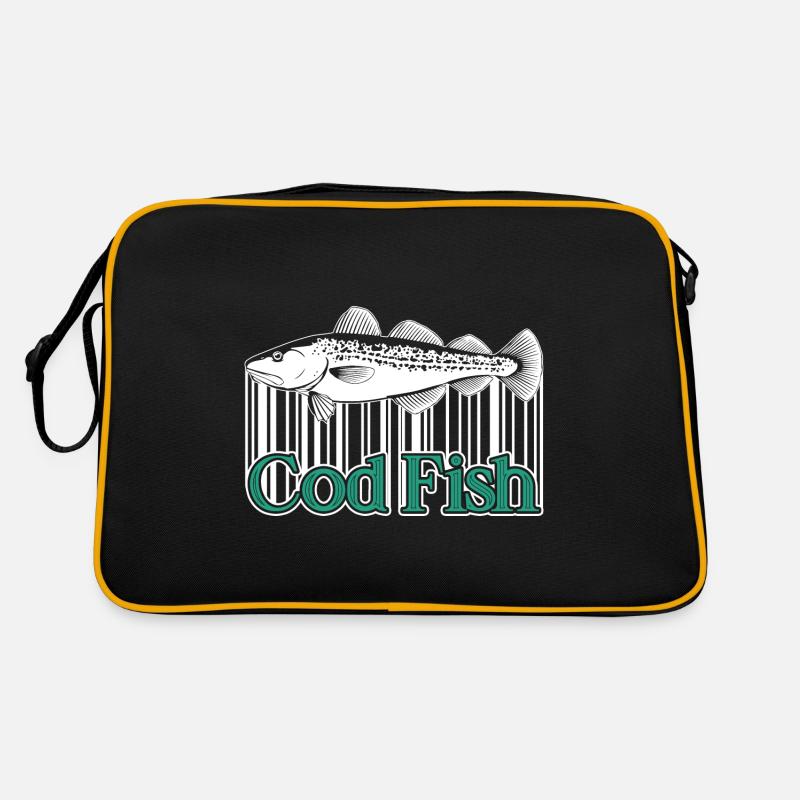 Cod Fish Cod Fish Vintage Retro Bag