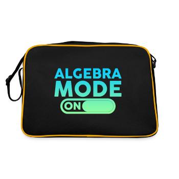 Algebra Mode On 4 - Retro Bag - black/gold - Back