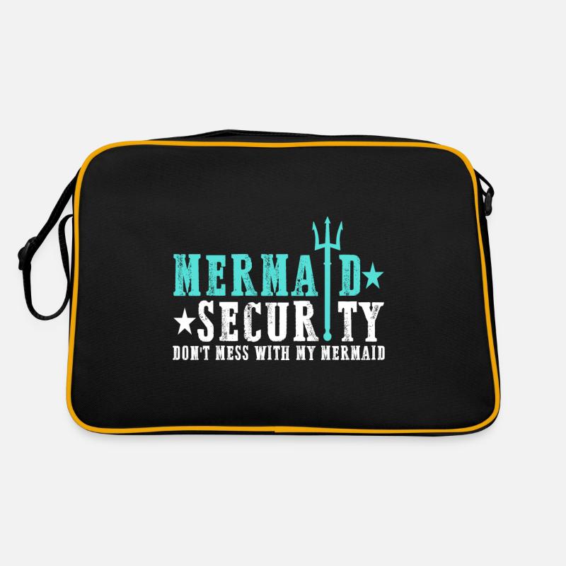 Mermaid Security, Don't Mess With My Mermaid 3 Retro Bag