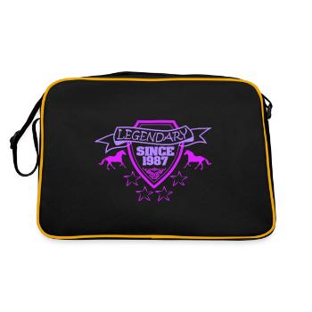 Legendary 1987 - Retro Bag - black/gold - Back