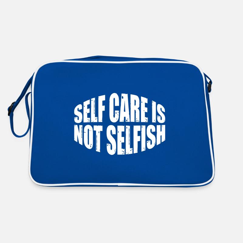 Self Care Is Not Selfish 7 Retro Bag