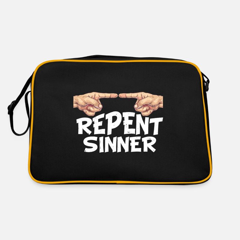 Repent Sinner 30 Retro Bag