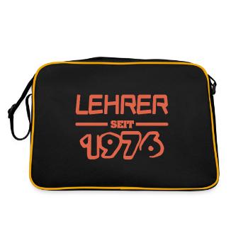 Enseignant 1976 - Sac Retro - noir/or - Dos