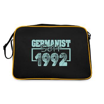 German studies scholar 1992 - Retro Bag - black/gold - Back