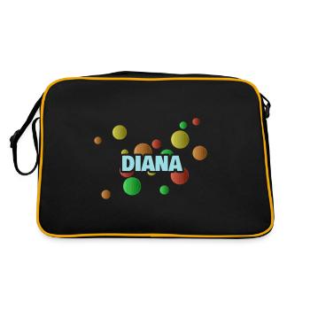 Diana Diana - Retro Bag - black/gold - Back
