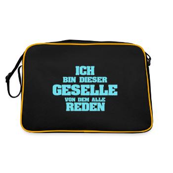 Occupation journeyman - Retro Bag - black/gold - Back