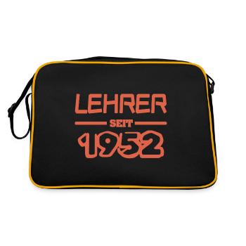 Teacher 1952 - Retro Bag - black/gold - Back