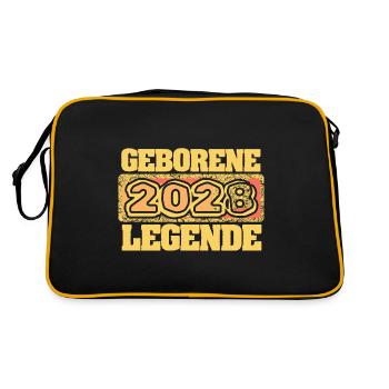 2028 - Sac Retro - noir/or - Dos