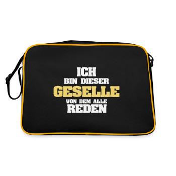 Journeyman as a profession - Retro Bag - black/gold - Back