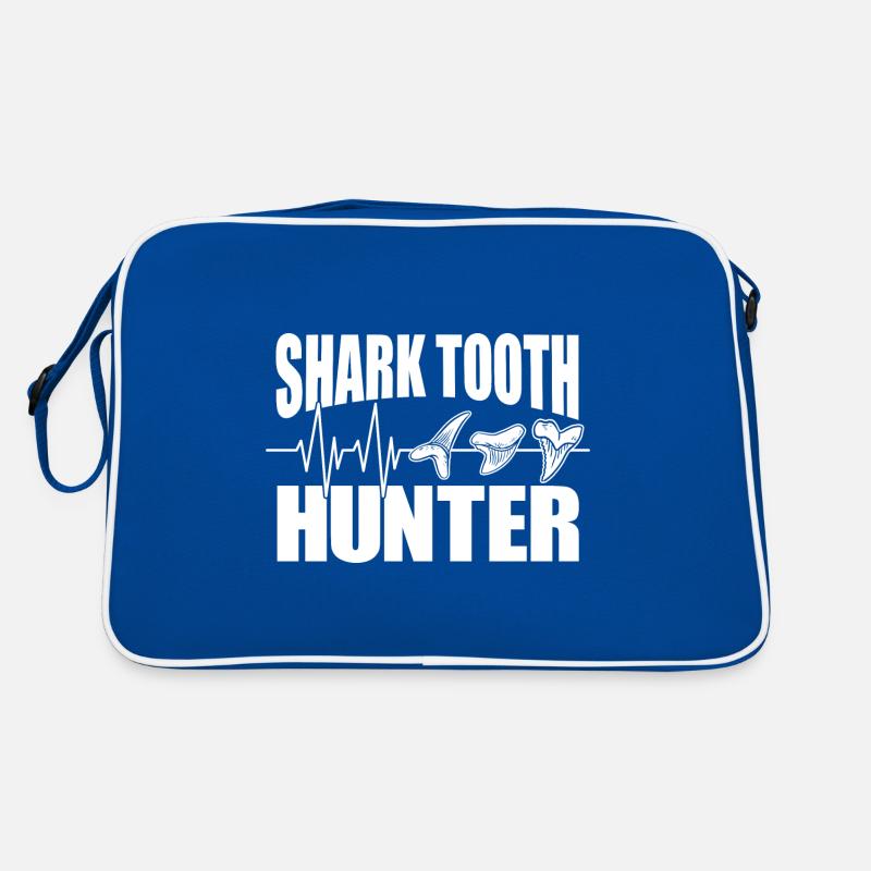 Chasseur de dents de requin Dent de requin Dent de requin Dents de requin Sac Retro