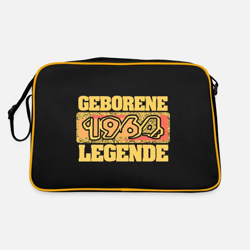 1964 - Retro Tasche - Schwarz/Gold
