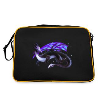 Dragon de la nuit magique - Dragon des éléments - Sac Retro - noir/or - Dos