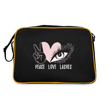 Eyelash Extensions For Technician or Esthetician - Retro Bag - black/gold - Back