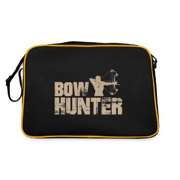 Compound bow hunting deer sport hunter hobby - Retro Bag - black/gold - Back