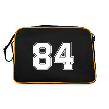 84 number jersey - Retro Bag - black/gold - Back