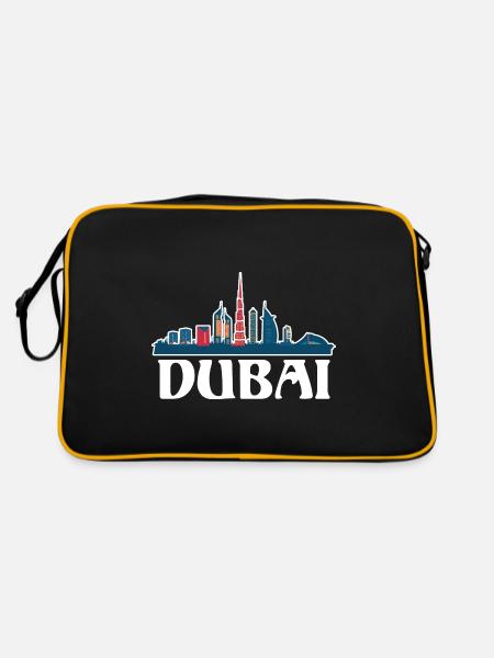 Dubaï Émirats arabes unis The Palm - Sac Retro - noir/or - Dos