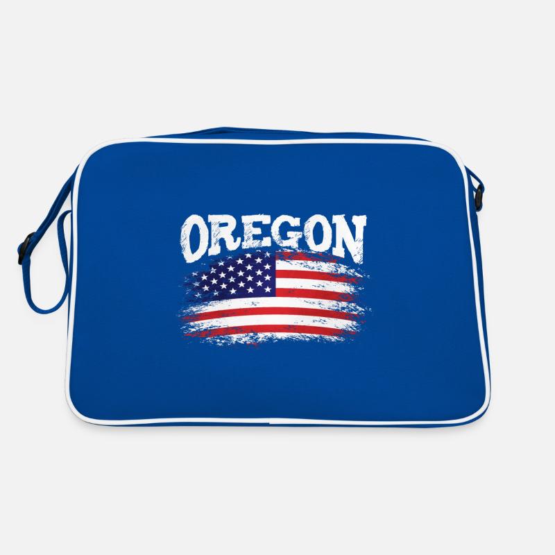 Retro Oregon State Mountain Retro Tasche