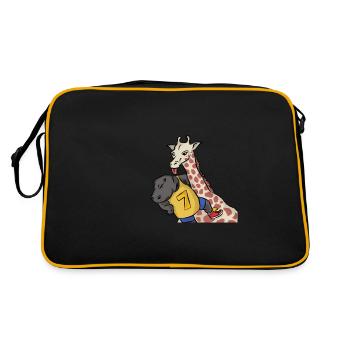 Giraffe - Sac Retro - noir/or - Dos