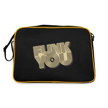 Funk You - Retro Bag - black/gold - Back