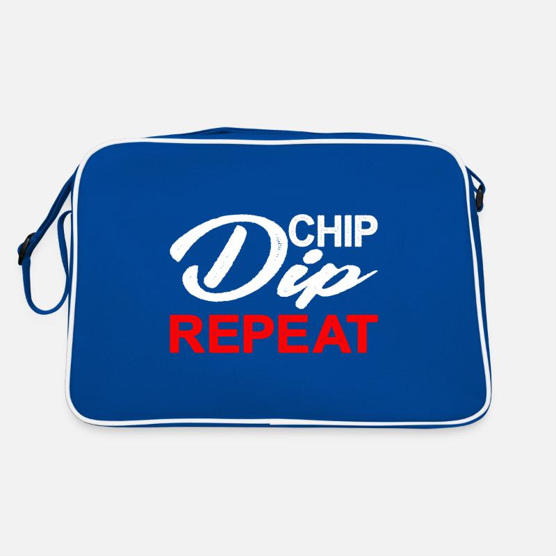 Chip Dip Repeat 8 Retro Bag