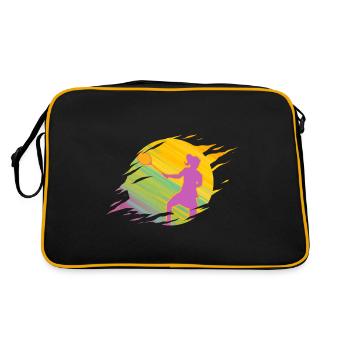 Badminton Badminton Badminton Fille - Sac Retro - noir/or - Dos