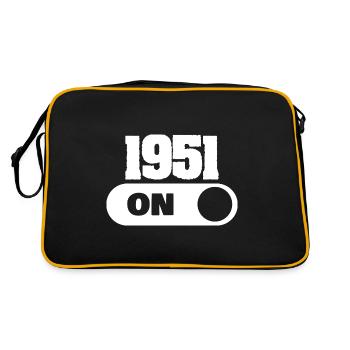 1951 - Retro Bag - black/gold - Back