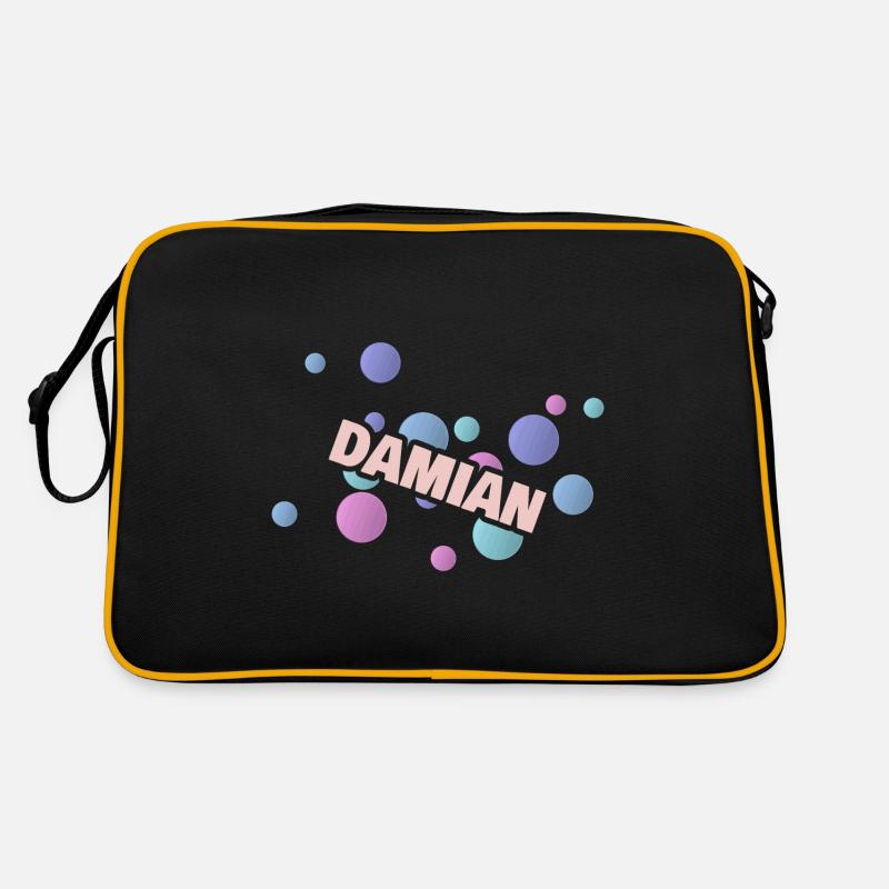 Cadeau Prénom Damian Sac Retro