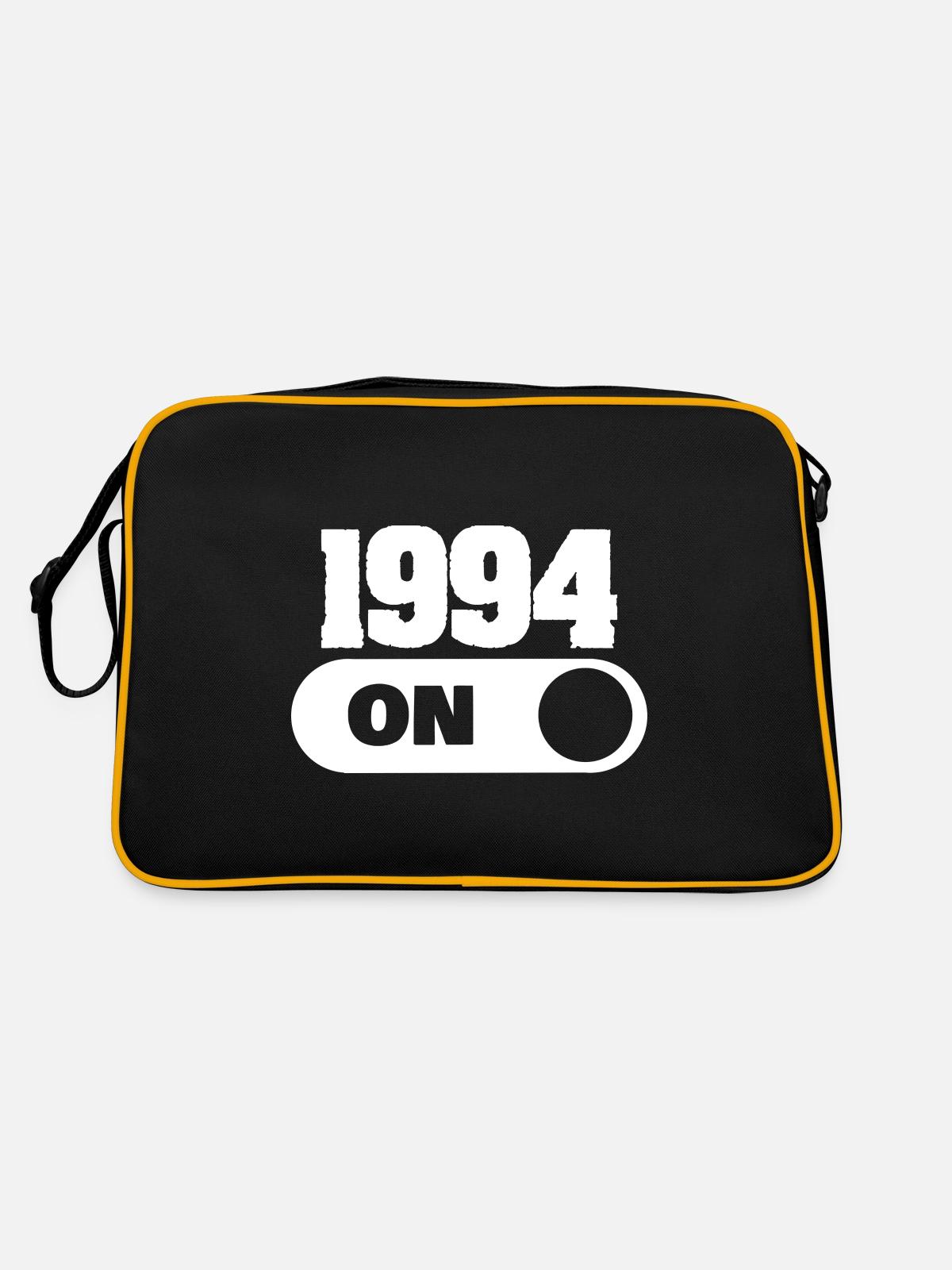 Année 1994 - Sac Retro - noir/or - Dos
