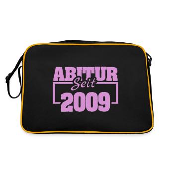 2009 - Retro Tasche - Schwarz/Gold - Hinten