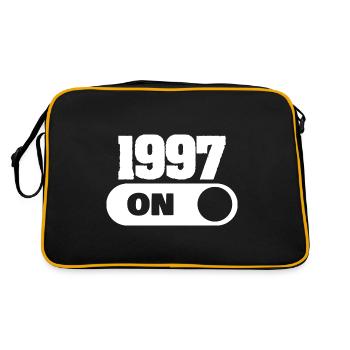 Année : 1997 - Sac Retro - noir/or - Dos