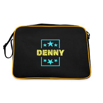 Denny Denny - Retro Bag - black/gold - Back