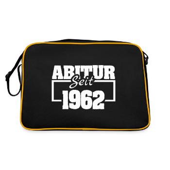 Abschlussklasse 1962 - Retro Tasche - Schwarz/Gold - Hinten