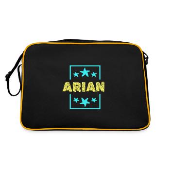 Arian Arian - Sac Retro - noir/or - Dos