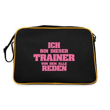 Métier Formateur - Sac Retro - noir/or - Dos