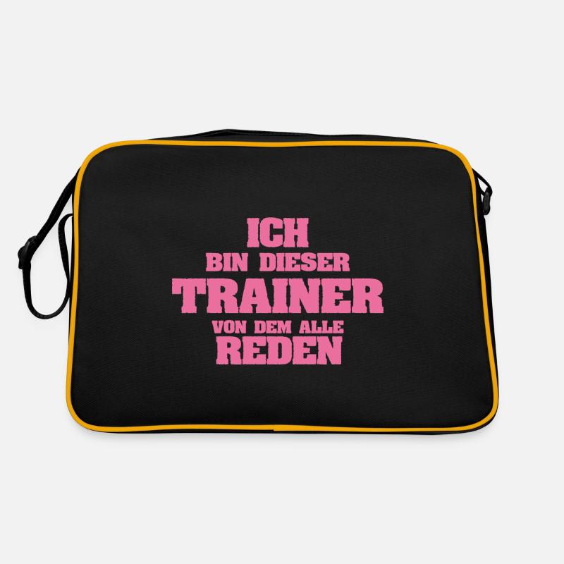 Beruf Trainer Retro Tasche