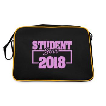 since 2018 - Retro Bag - black/gold - Back