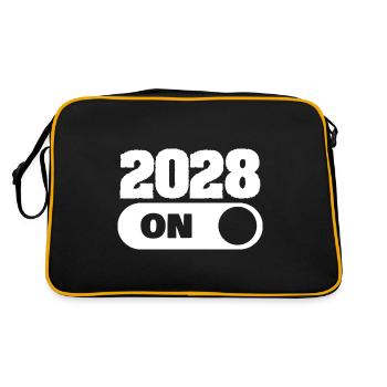 2028 - Sac Retro - noir/or - Dos