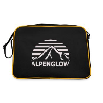 K2 Alpenglow – Mountain at Sunset Cream - Retro Bag - black/gold - Back