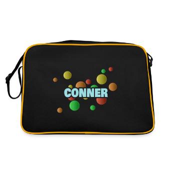 Conner - Sac Retro - noir/or - Dos