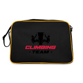 Grimpeurs alpinistes - Sac Retro - noir/or - Dos