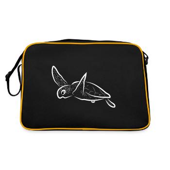 Turtle turtle - Retro Bag - black/gold - Back