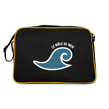 Le mâle de mer - Mer - Sac Retro - noir/or - Dos