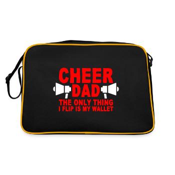 Encourage papa, la seule chose que je retourne est mon portefeuille 7 - Sac Retro - noir/or - Dos