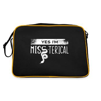 Banana Ball Python Herpetologist Yes Im - Retro Bag - black/gold - Back