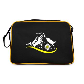 Alpen Edelweiss Edelweiss Costume for Dirndl - Retro Bag - black/gold - Back