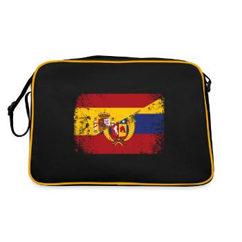 Ecuador España Bandera de Ecuador Regalo - Sac Retro - noir/or - Dos