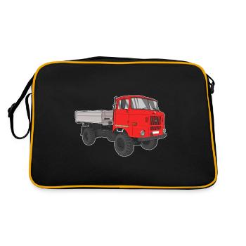 W50 Truck NVA Construction Sites W50 GDR - Retro Bag - black/gold - Back