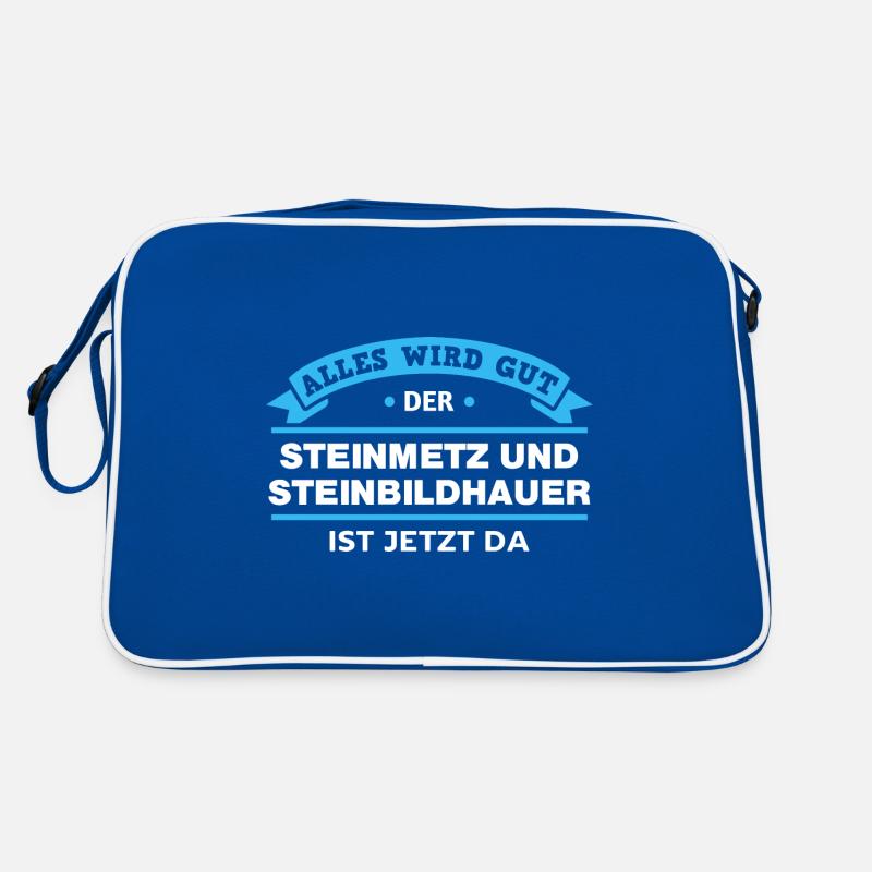 Steinmetz Steinbildhauer Design für Handwerker Retro Tasche