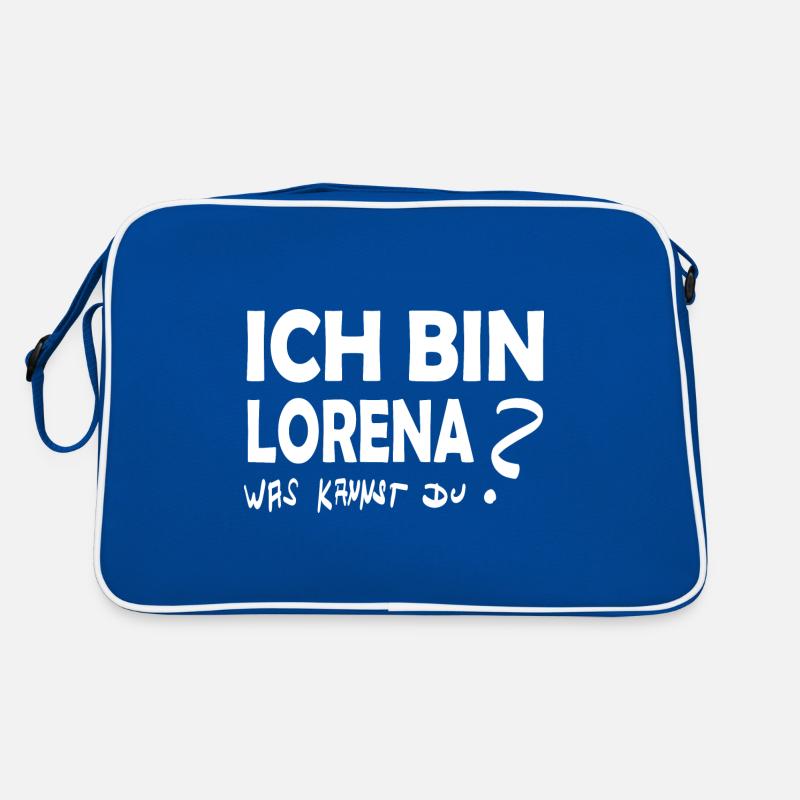 Spruch lorena Retro Tasche