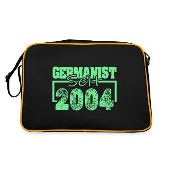 Studi 2004 - Retro Tasche - Schwarz/Gold - Hinten